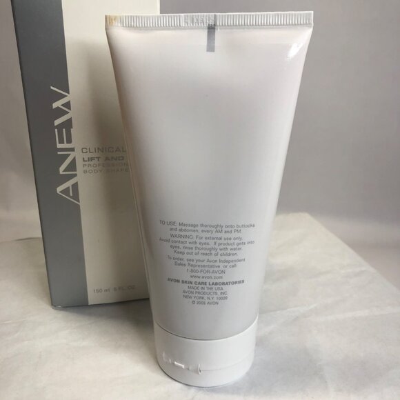 Avon Anew Clinical Lift and Tuck Professional Body Shaper 150 ml 5 Oz Unused - Picture 11 of 14